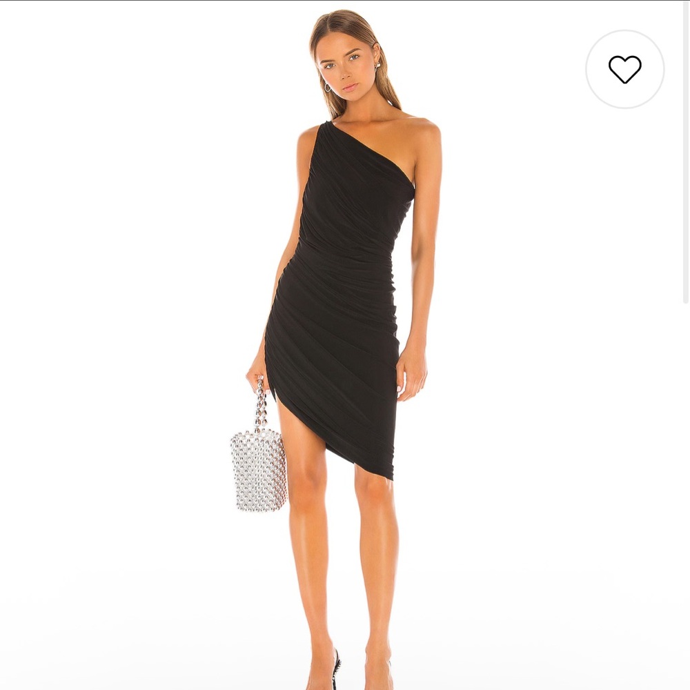 Norma Kamali Black Diana Mini Dress